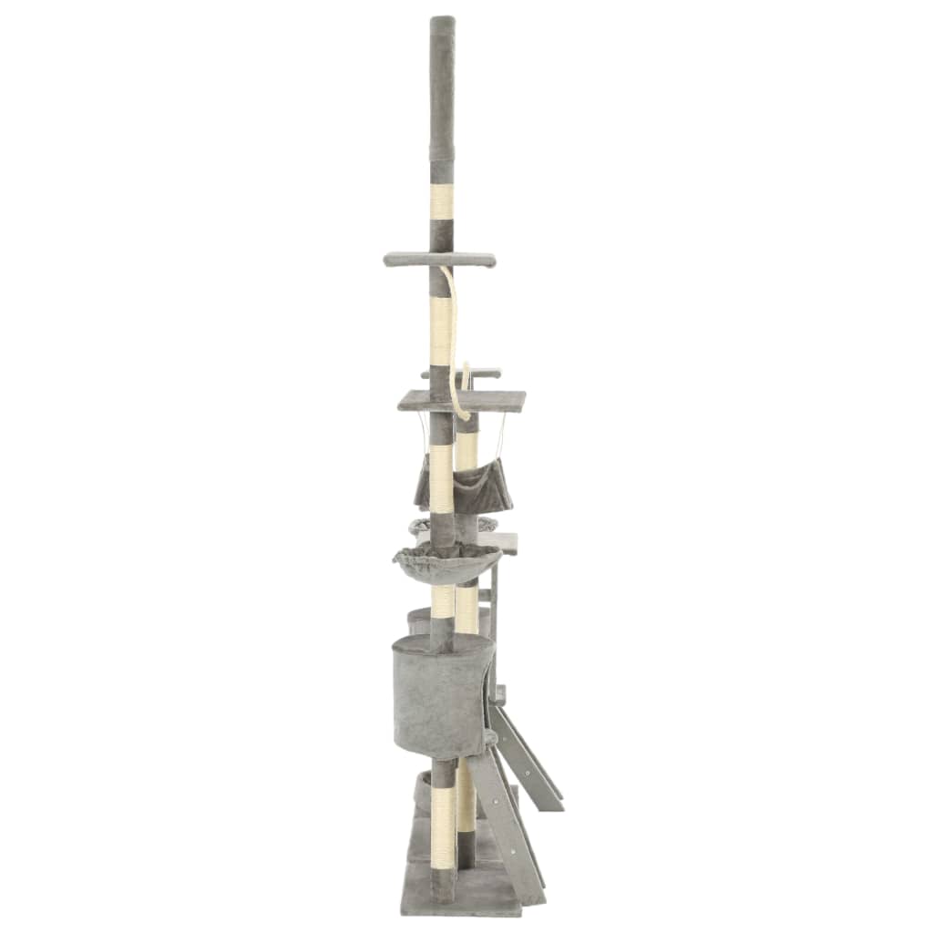 Extra hoher Katzenkratzbaum mit Sisal-Kratzsäulen – 230–250 cm