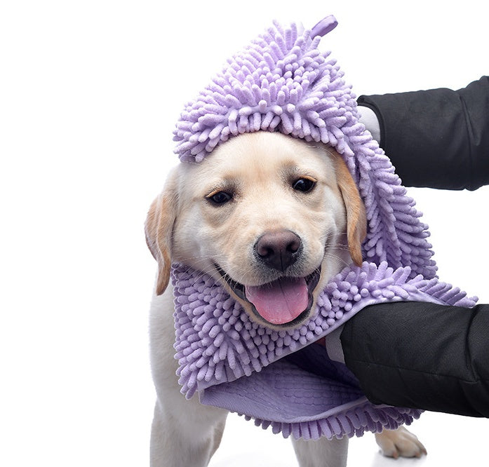 Haustier-Badetuch – weich, saugfähig & schonend